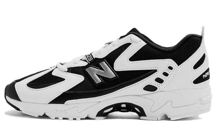 New Balance NB 828 Unisex Sneakers, White/Black