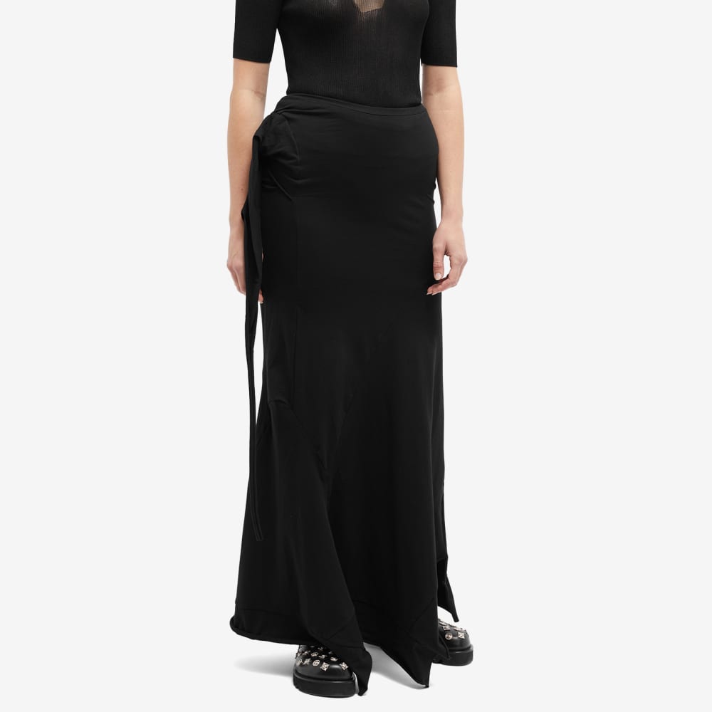 Asymmetrical maxi skirt Ottolinger, black