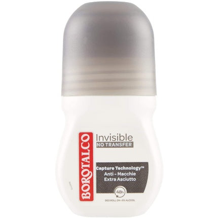 Invisible roll-on deodorant 50 ml, Borotalco