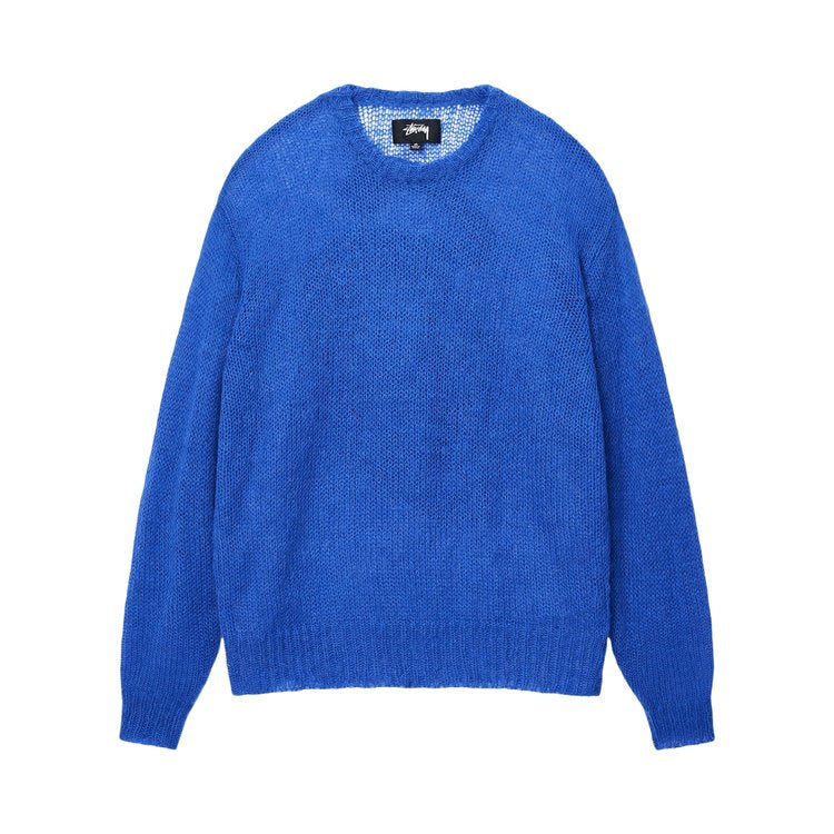 Stussy Loose Knit 'Blue' Sweater, blue