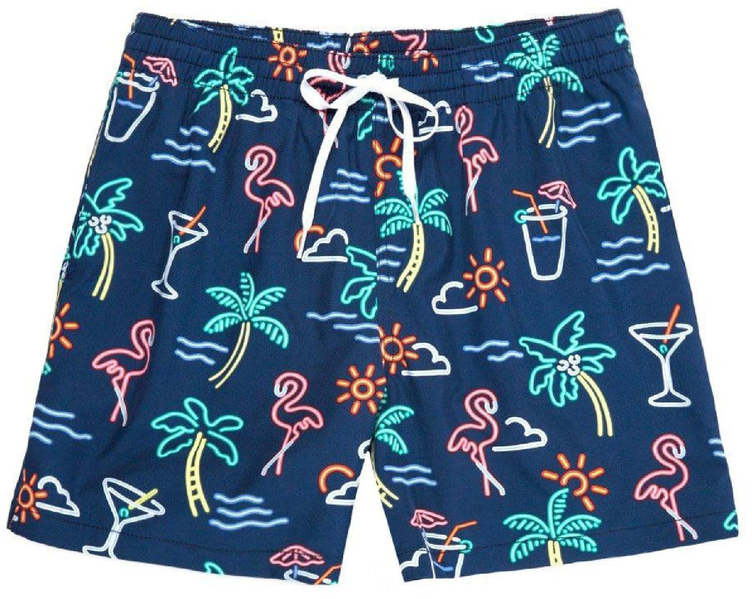 5.5" Stretch Swim Briefs - Men's Chubbies, Blue