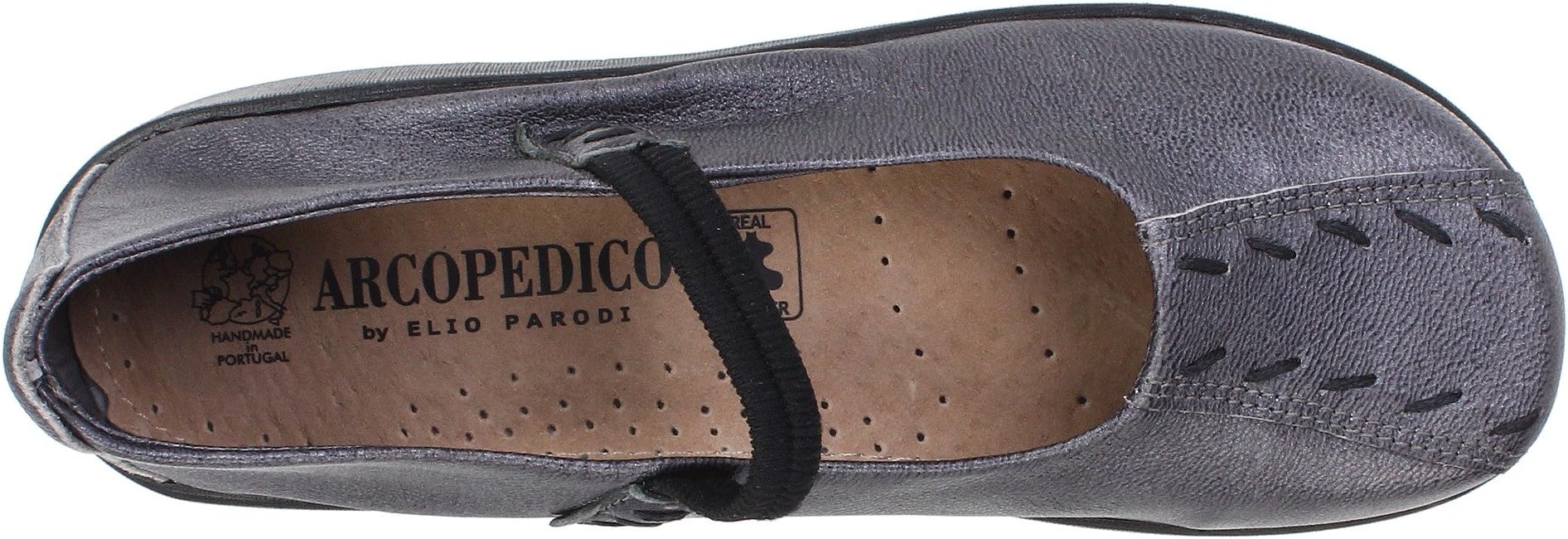 Shawna Arcopedico Flats, Pewter