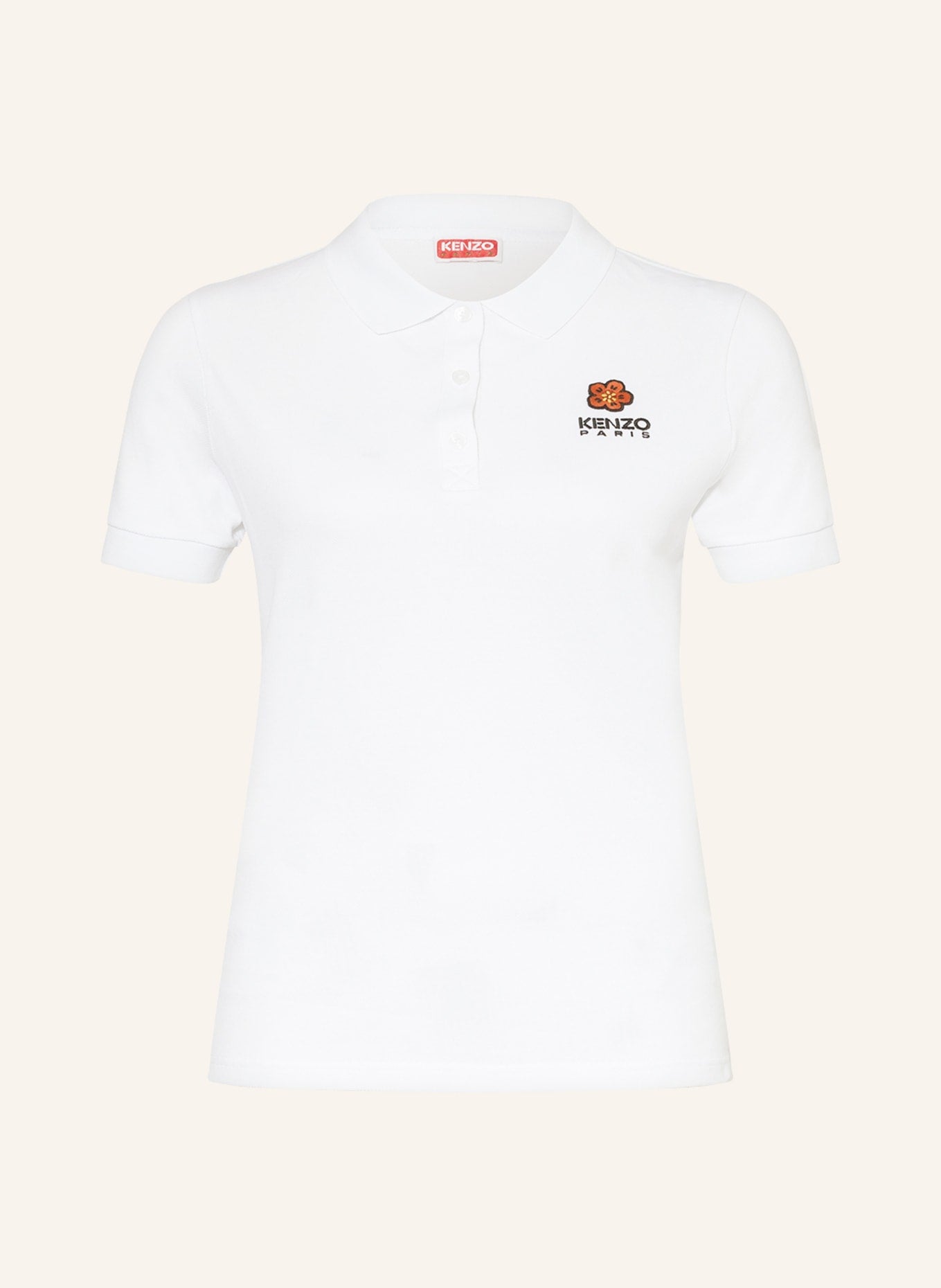 Polo shirt KENZO Piqué, white