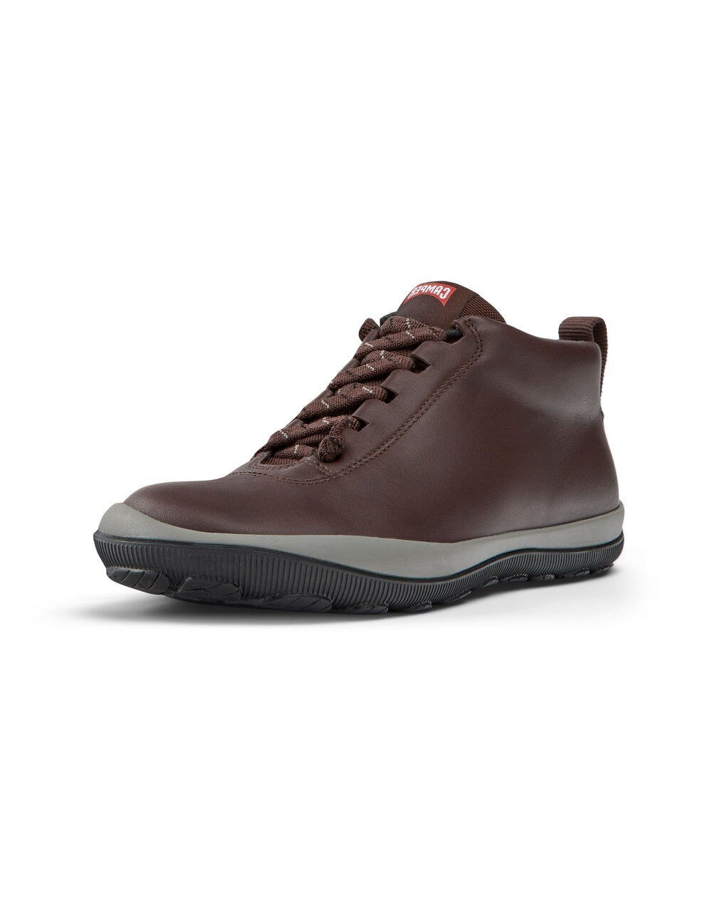 Camper Peu Pista lace-up ankle boots, burgundy