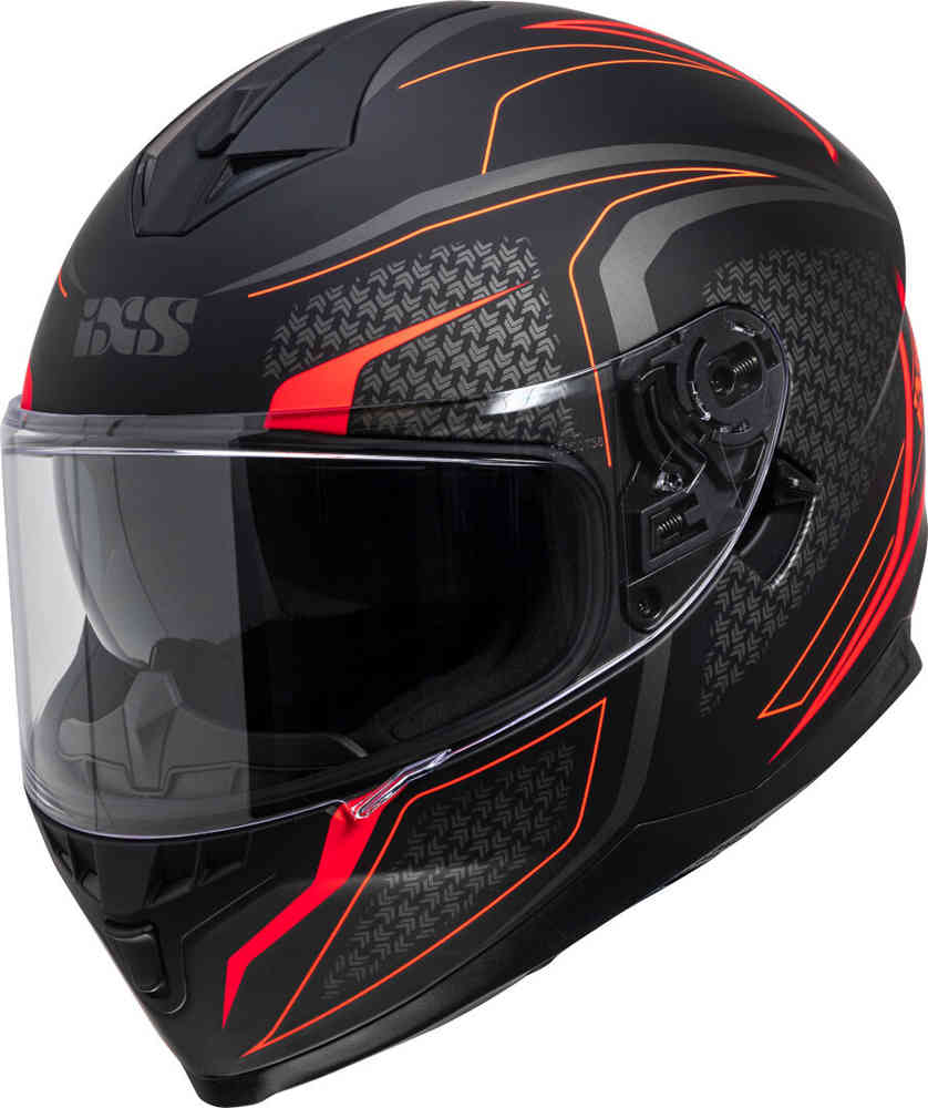 1100 2.4 Helmet IXS, matte black/red