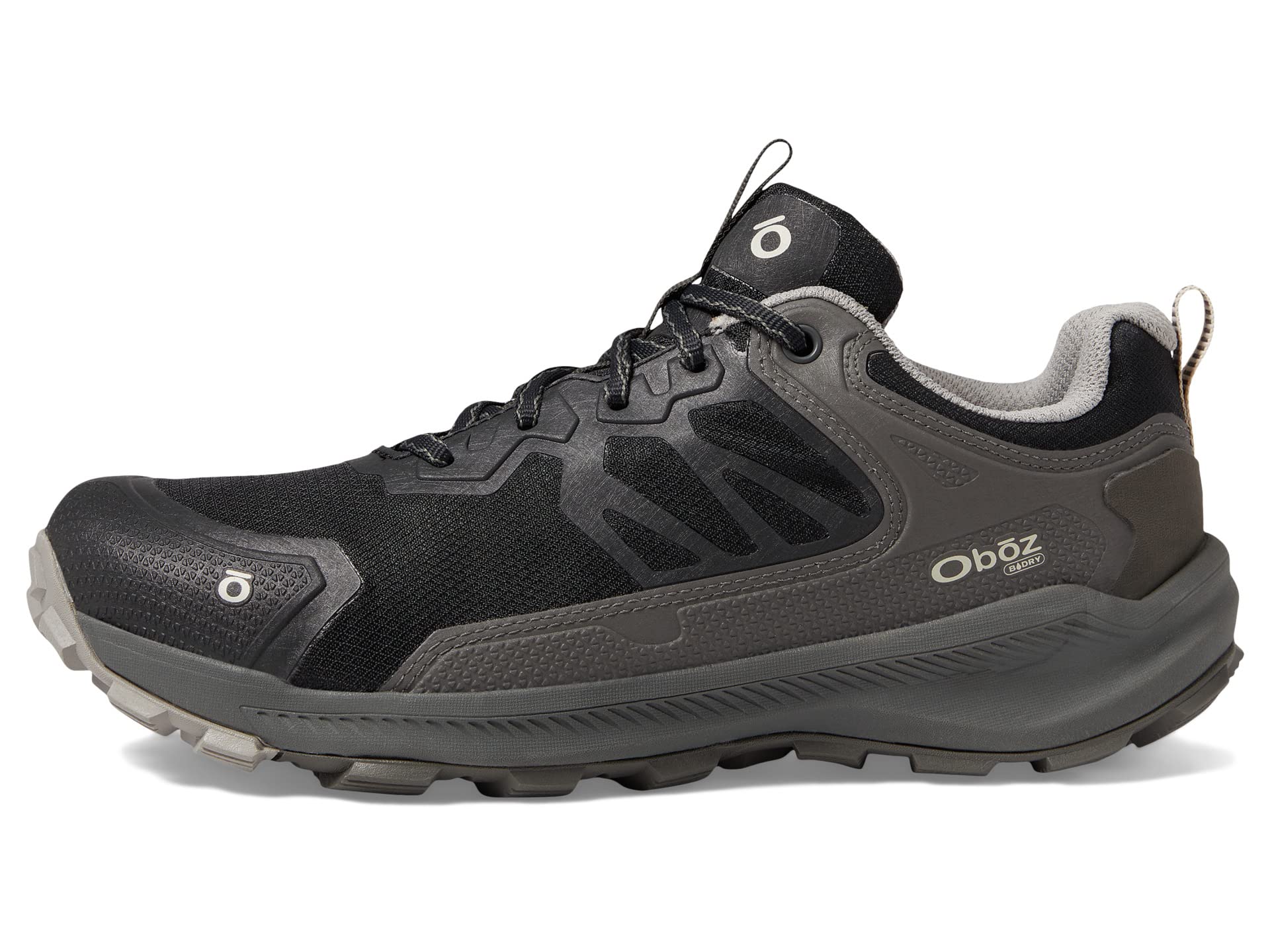 Oboz Katabatic Low B-Dry trekking shoes, black/gray