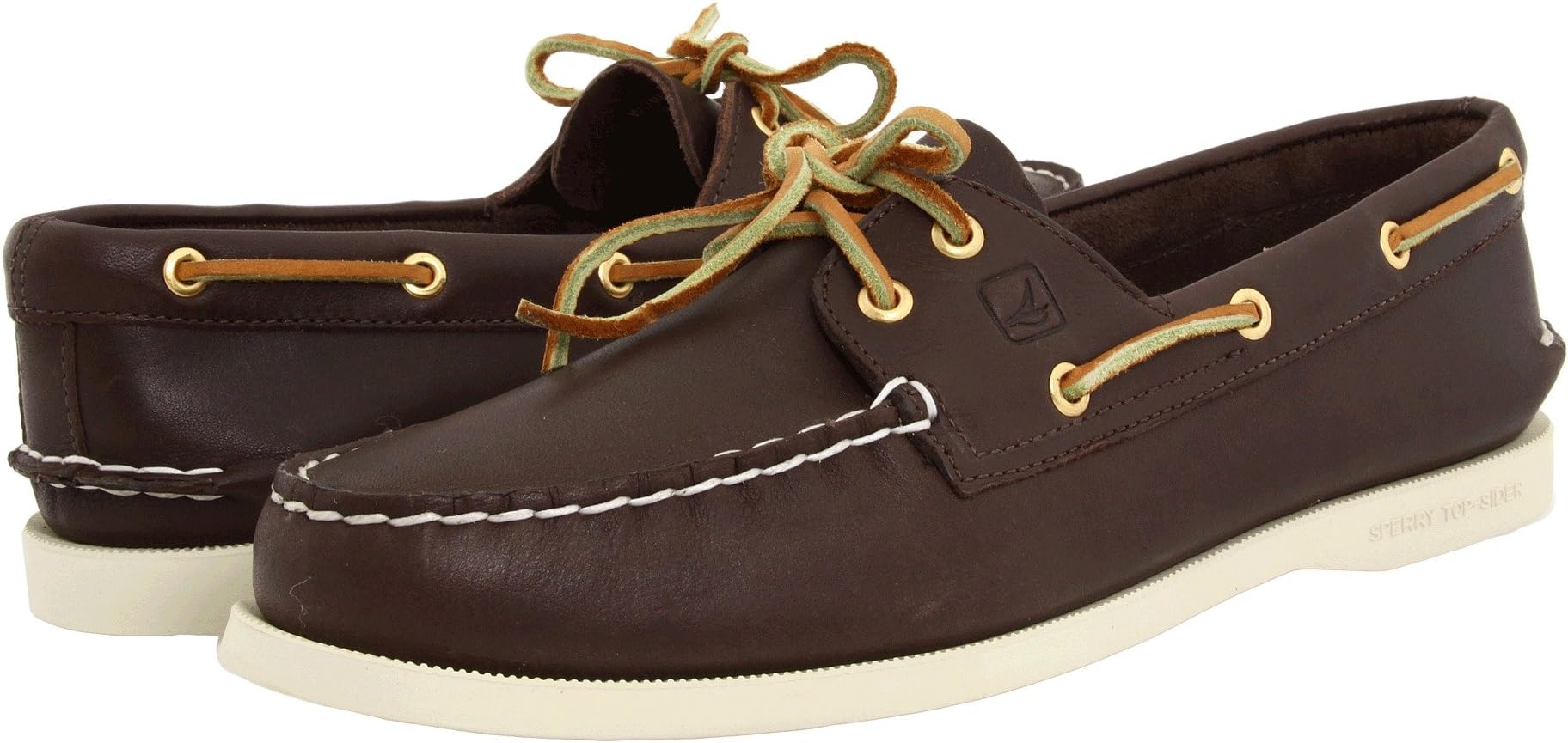 حذاء قارب أصلي A/O 2 Eye Sperry، بني