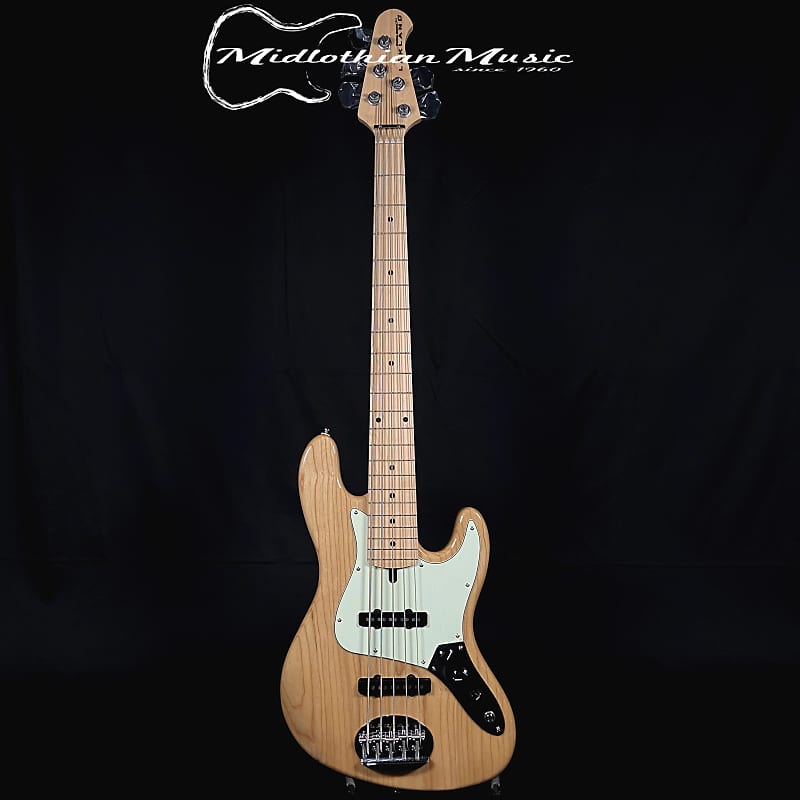 Bass guitar Lakland Skyline JO-05M - AKA 55-60 - 5-String Bass Guitar - Natural Gloss Finish