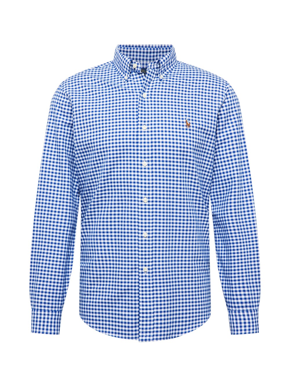 Comfortable Polo Ralph Lauren button-down shirt, blue