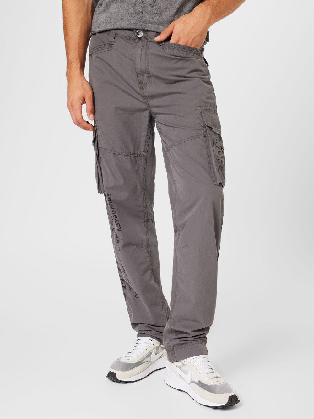 CAMP DAVID Regular Cargo Pants, Taupe