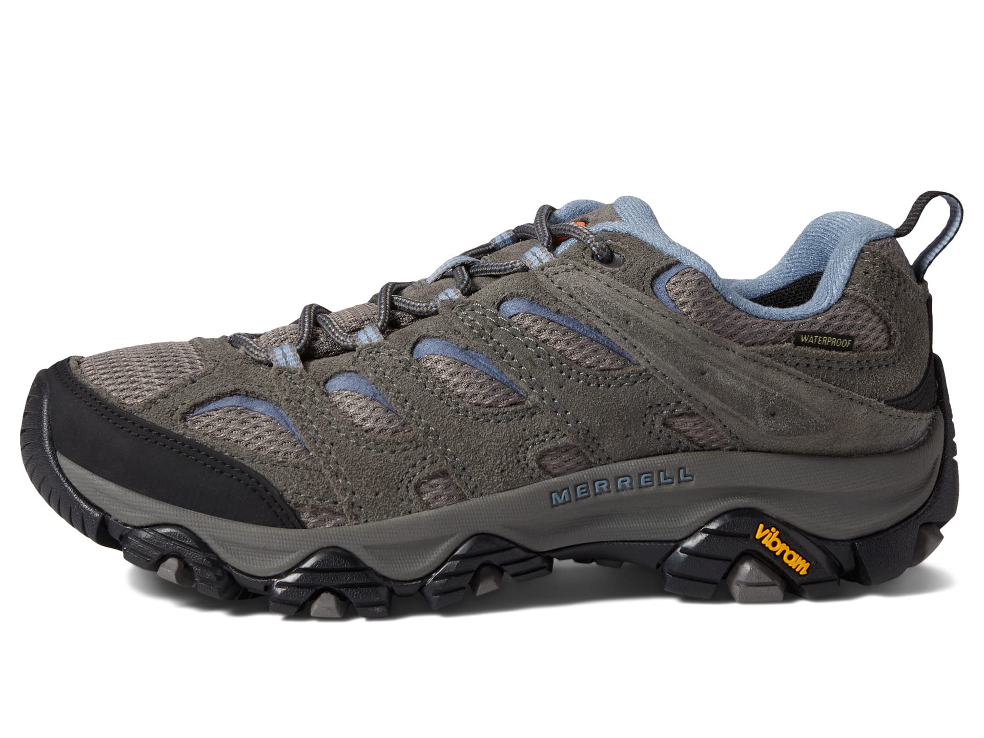 حذاء Merrell Moab 3 المقاوم للماء للمشي لمسافات طويلة، لون كاكي