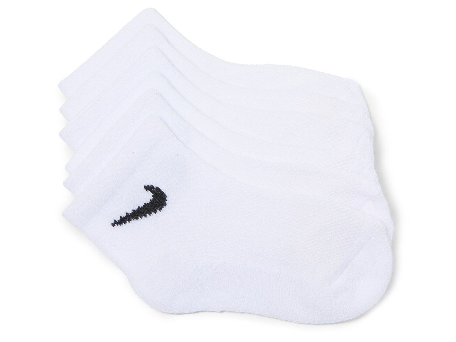 Nike socks with soft lining 6 pcs, white