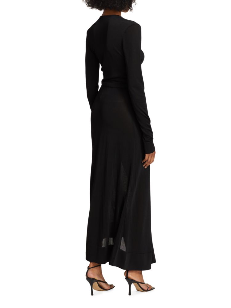 Rilia Maxi Dress with Altuzarra Cutouts, Black