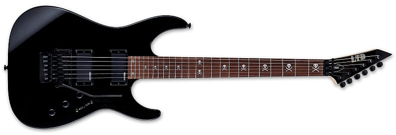 جيتار كهربائي 2023 ESP LTD KH-202 توقيع كيرك هاميت - أسود