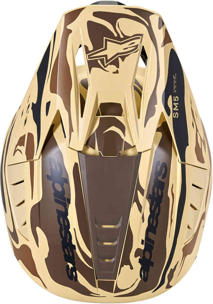 S-M5 Mineral 2024 Alpinestars Motocross Helmet, Brown