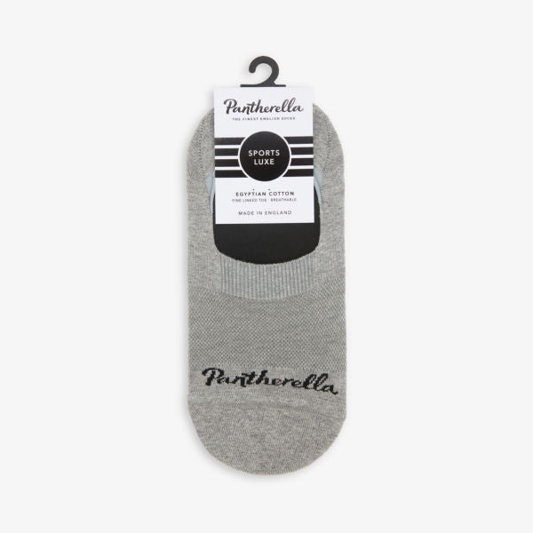 Invisible socks with Pantherella logo, gray