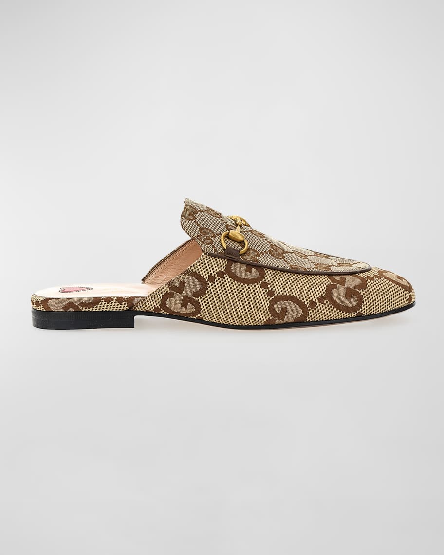 حذاء GG Gucci Canvas من Princetown