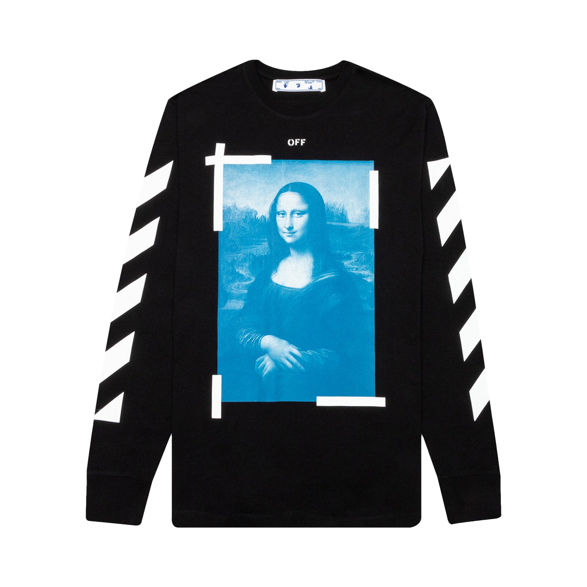 Off-White Mona Lisa Long Sleeve T-Shirt, Black