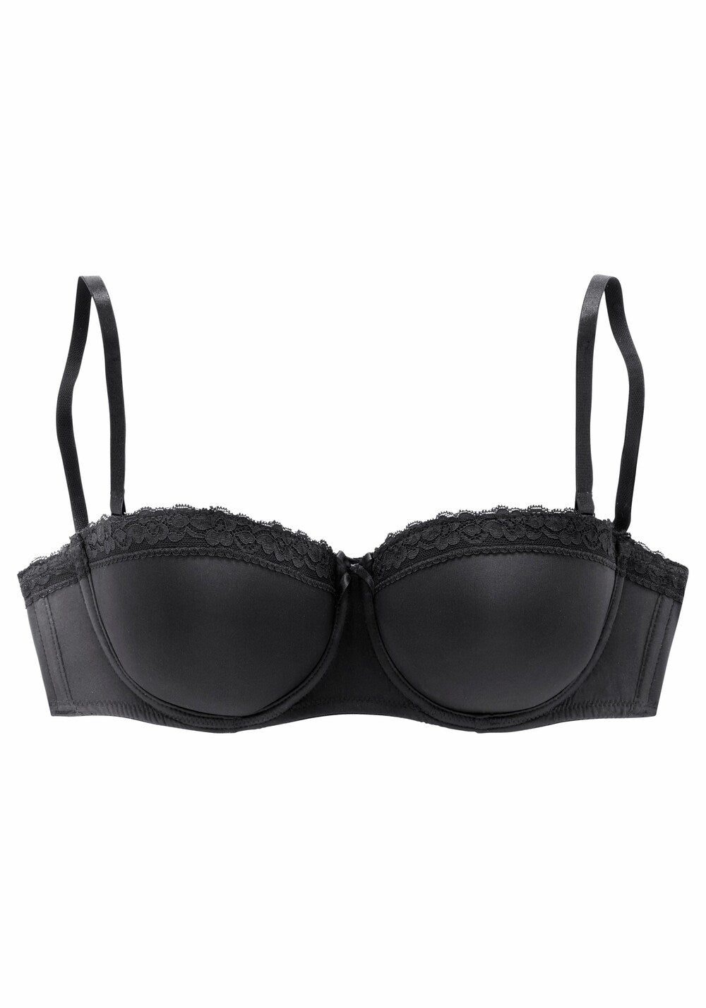 Balconette bra Sliver bra, black