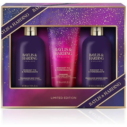 Luxurious Baylis & Harding Midnight Fig & Pomegranate Bath Essentials Gift Set