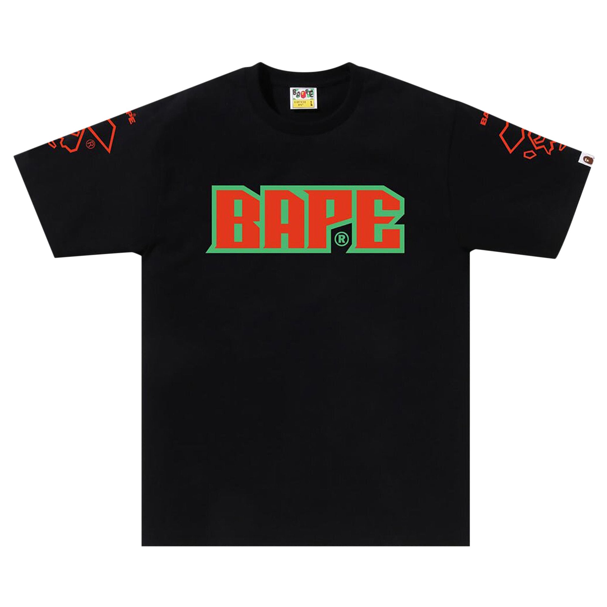 BAPE Football T-Shirt, Black