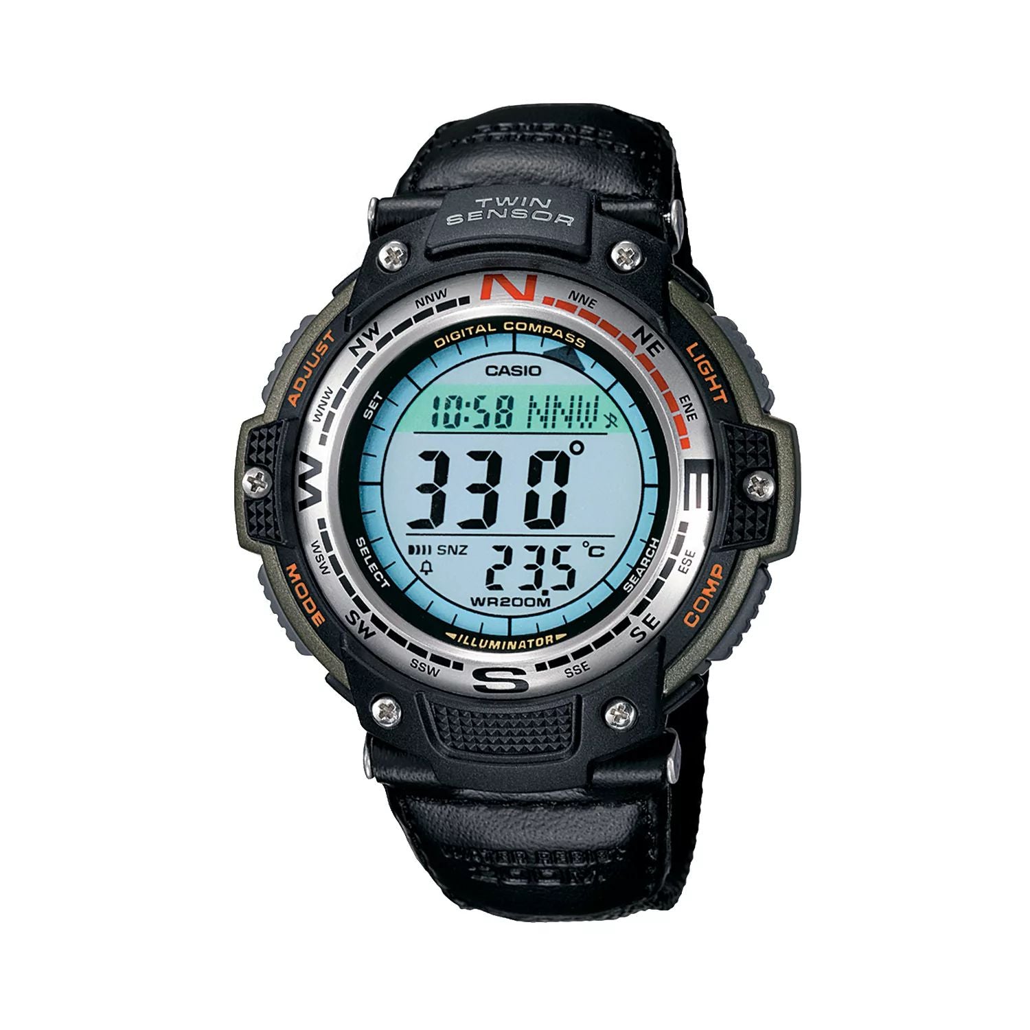 Men's Dual Gauge Digital Chronograph Watch - SGW100B-3V Casio