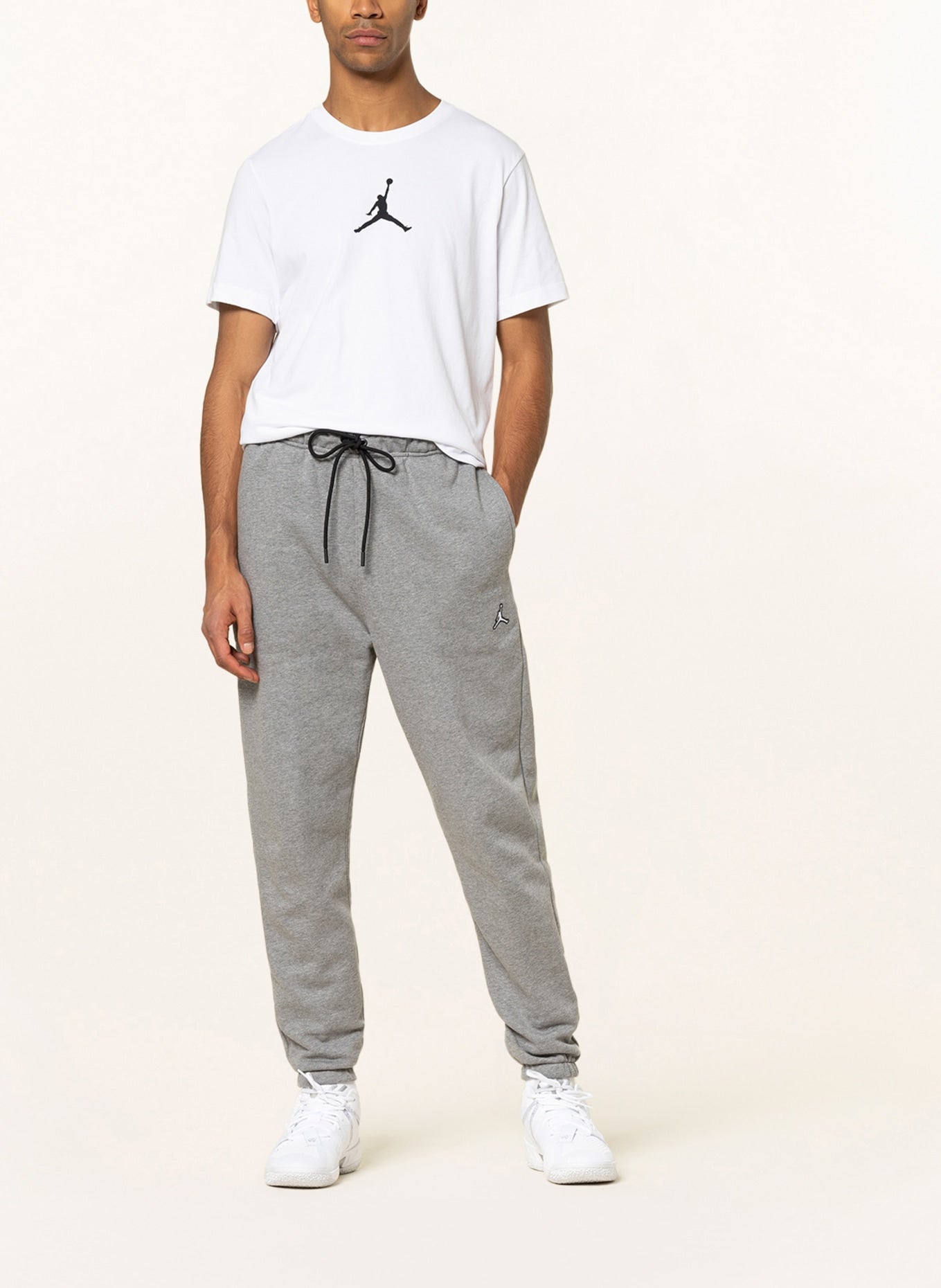 تي شيرت JORDAN JUMPMAN DRI-FIT، أبيض