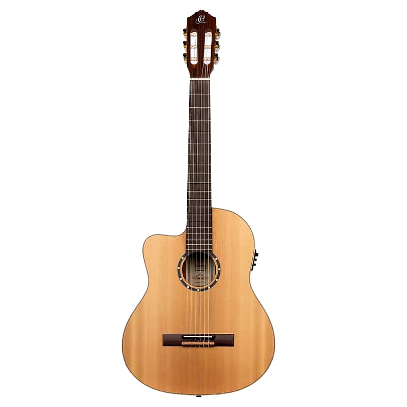 Acoustic guitar Ortega Family Series Pro RCE131 Acoustic-Electric Left-Handed Classical Guitar, 52mm Nut