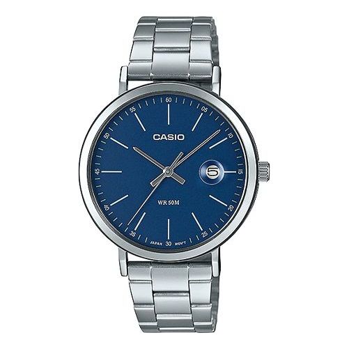 Watch CASIO Male DRESS Japan / South Korea Fashion Sports Blue Analog, blue