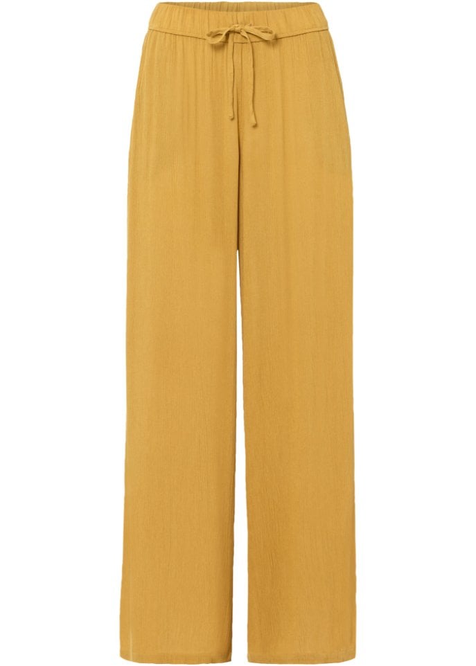 Bodyflirt wide leg trousers, yellow