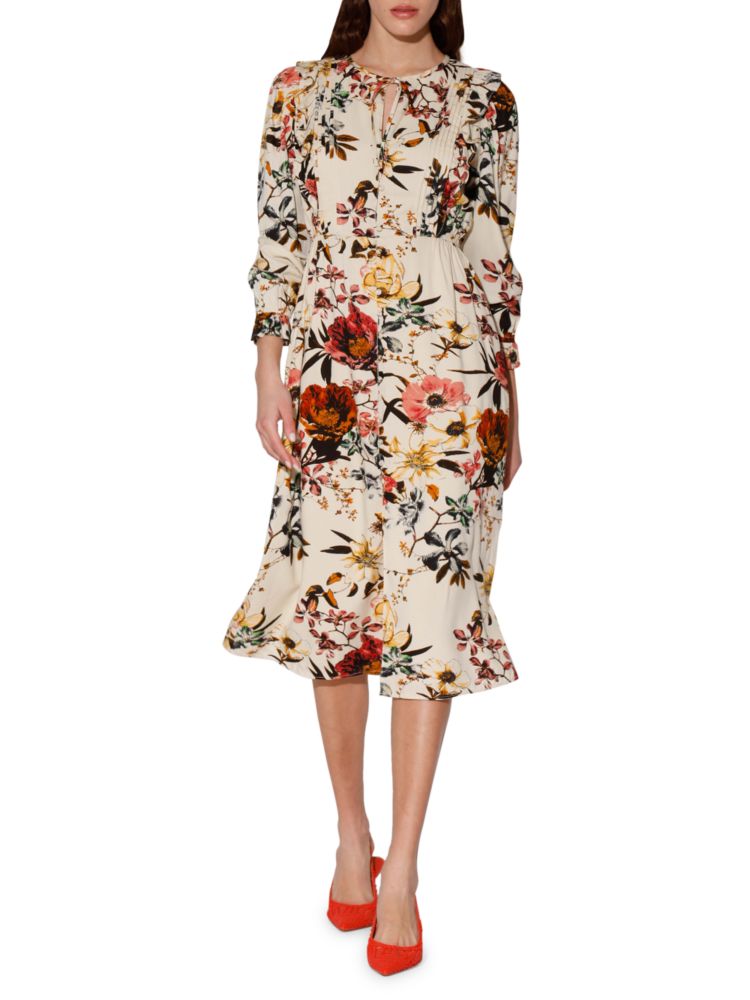 Riverside Park Noelani Walter Baker Midi Dress, Riverside