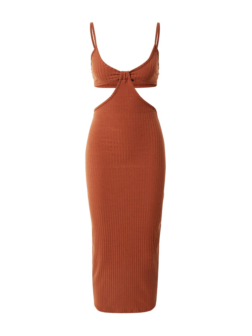 Misspap Midaxi dress, chestnut