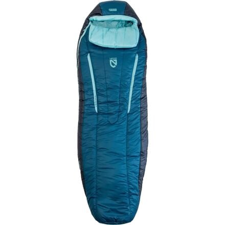 Forte Endless Promise Sleeping Bag: 20 Degree Women's NEMO Equipment Inc., Abyss/Hazy Aqua