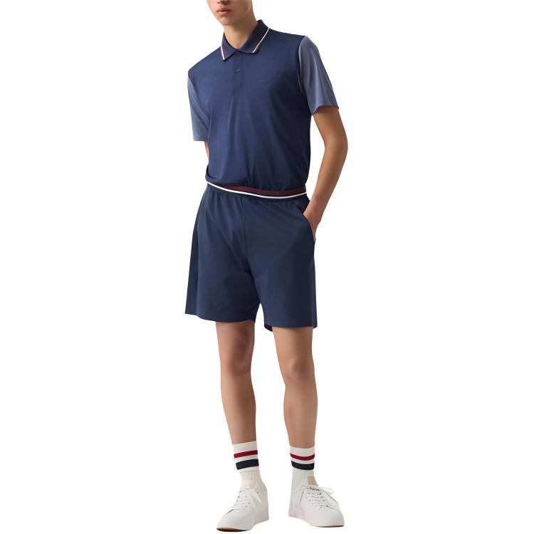 JW Anderson X Roger Federer Collaboration Series Casual Unisex Shorts 69 Navy Uniqlo Navy