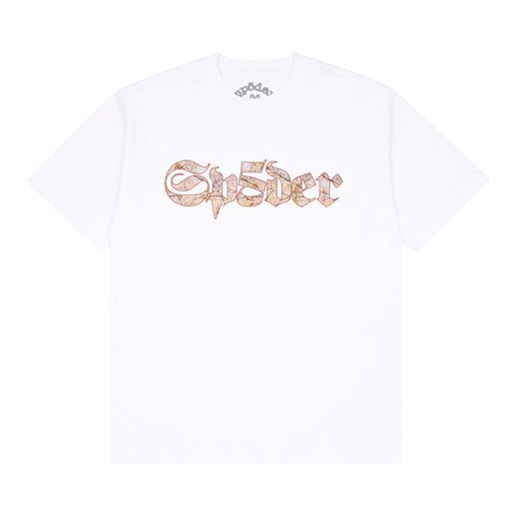 T-shirt Sp5der Juan V2 'White', white