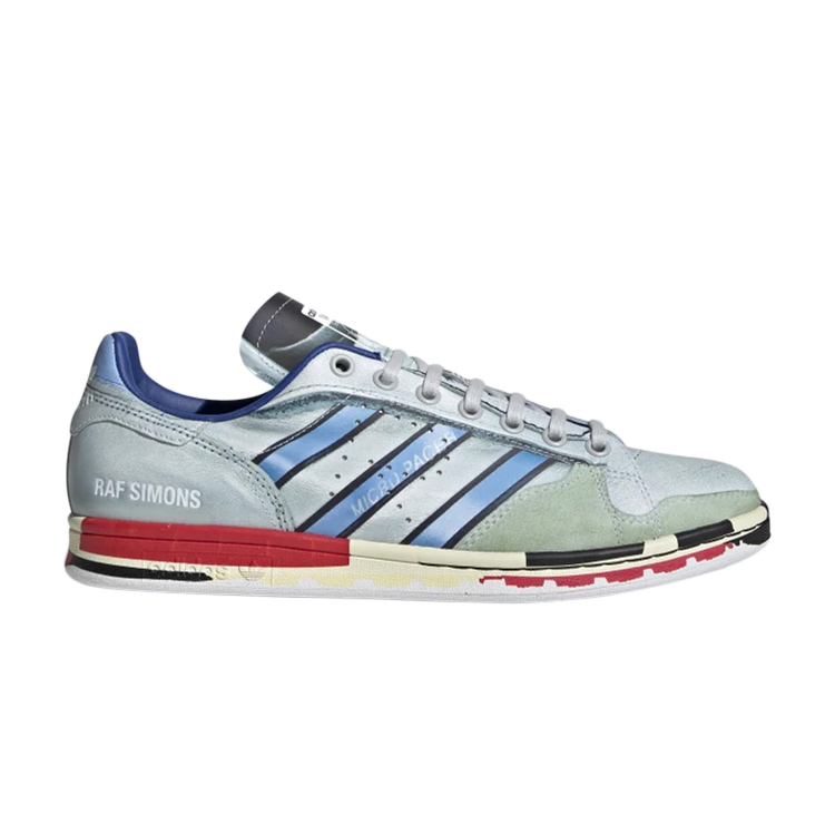 Adidas Raf Simons x Micropacer Stan 'Trompe L'oeil' Sneakers, Silver