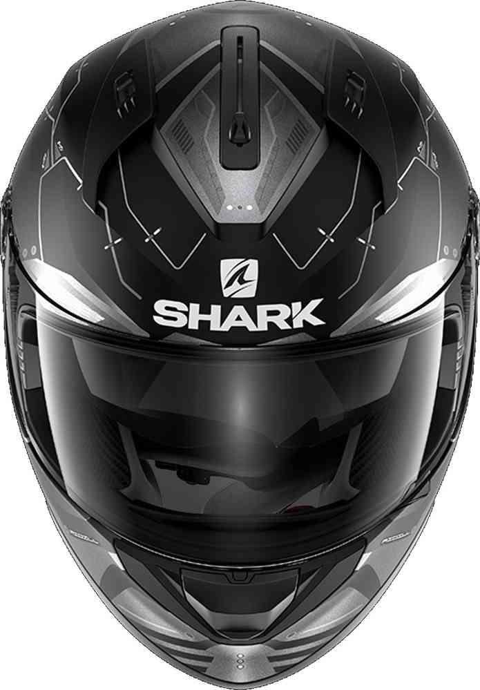 Ridill Mecca Shark Helmet, matte black/gray