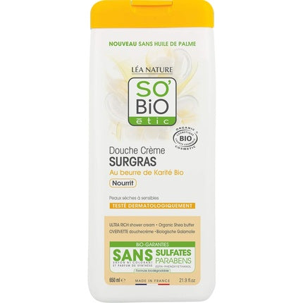 So 'Bio Étic Surgras Shower cream with organic shea butter 650ml So'bio Étic