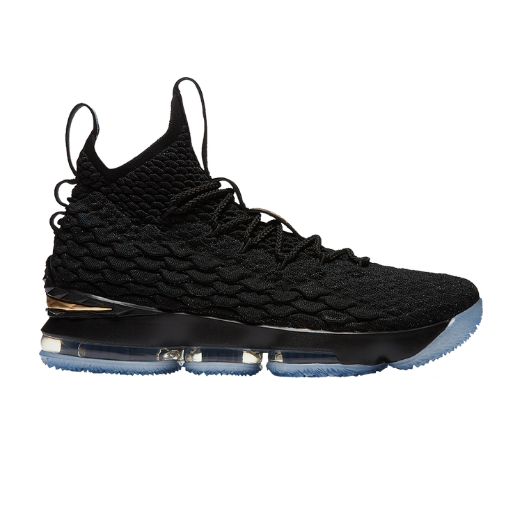 Nike LeBron 15 EP 'Metallic Gold' Sneakers, Black