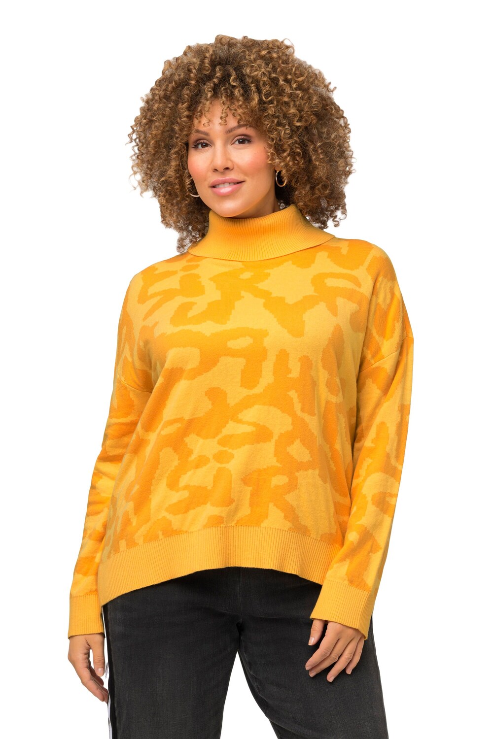 Ulla Popken sweater, yellow gold