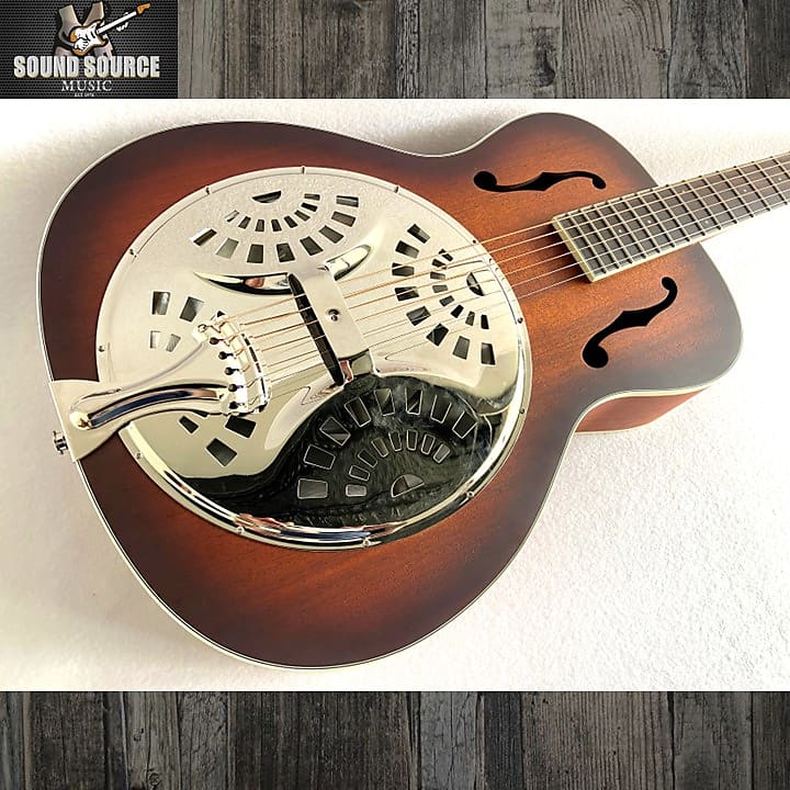 جيتار أكوستيك Fender PR-180e Resonator مع حقيبة صلبة - Burst