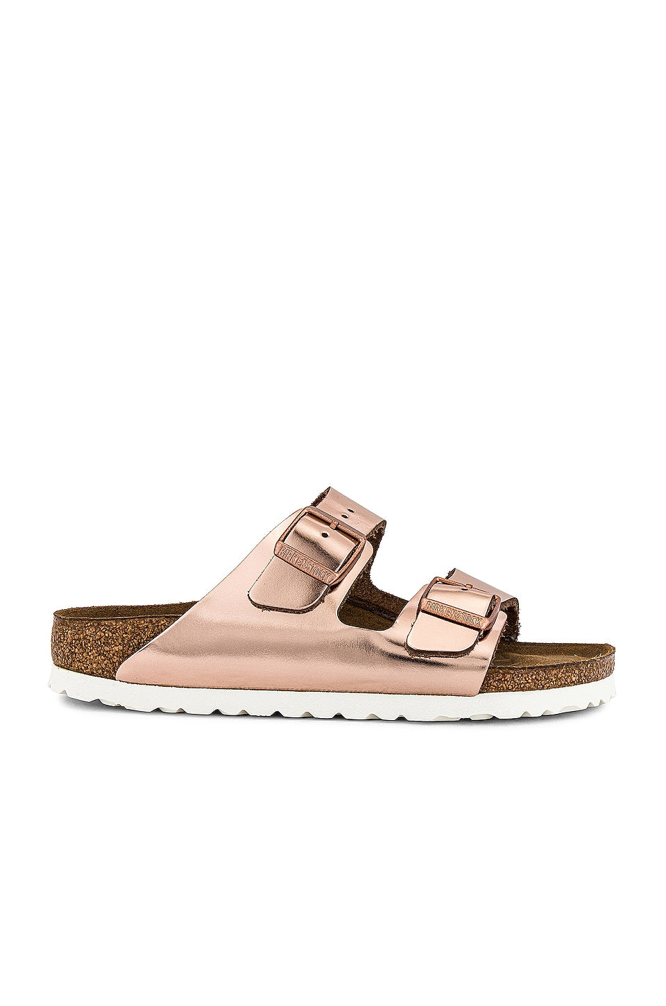 BIRKENSTOCK Arizona Soft Footbed Sandals, Metallic Copper