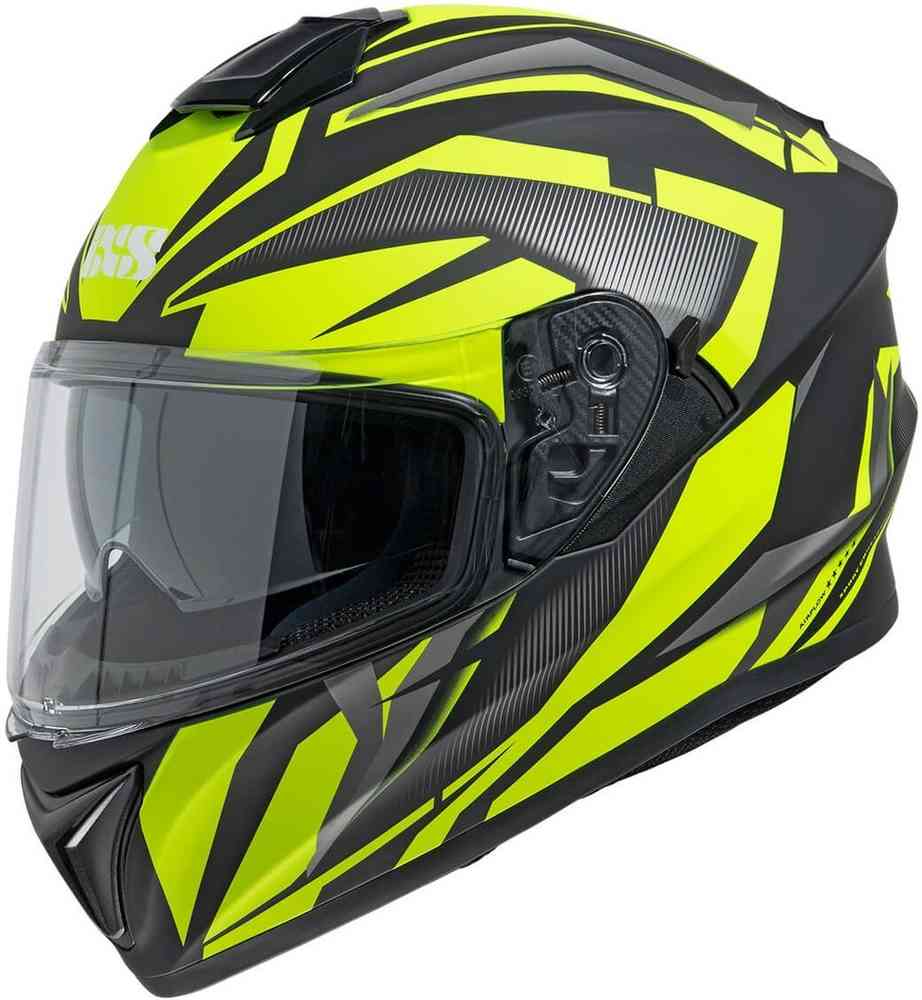 216 2.1 Helmet IXS, matt black/yellow