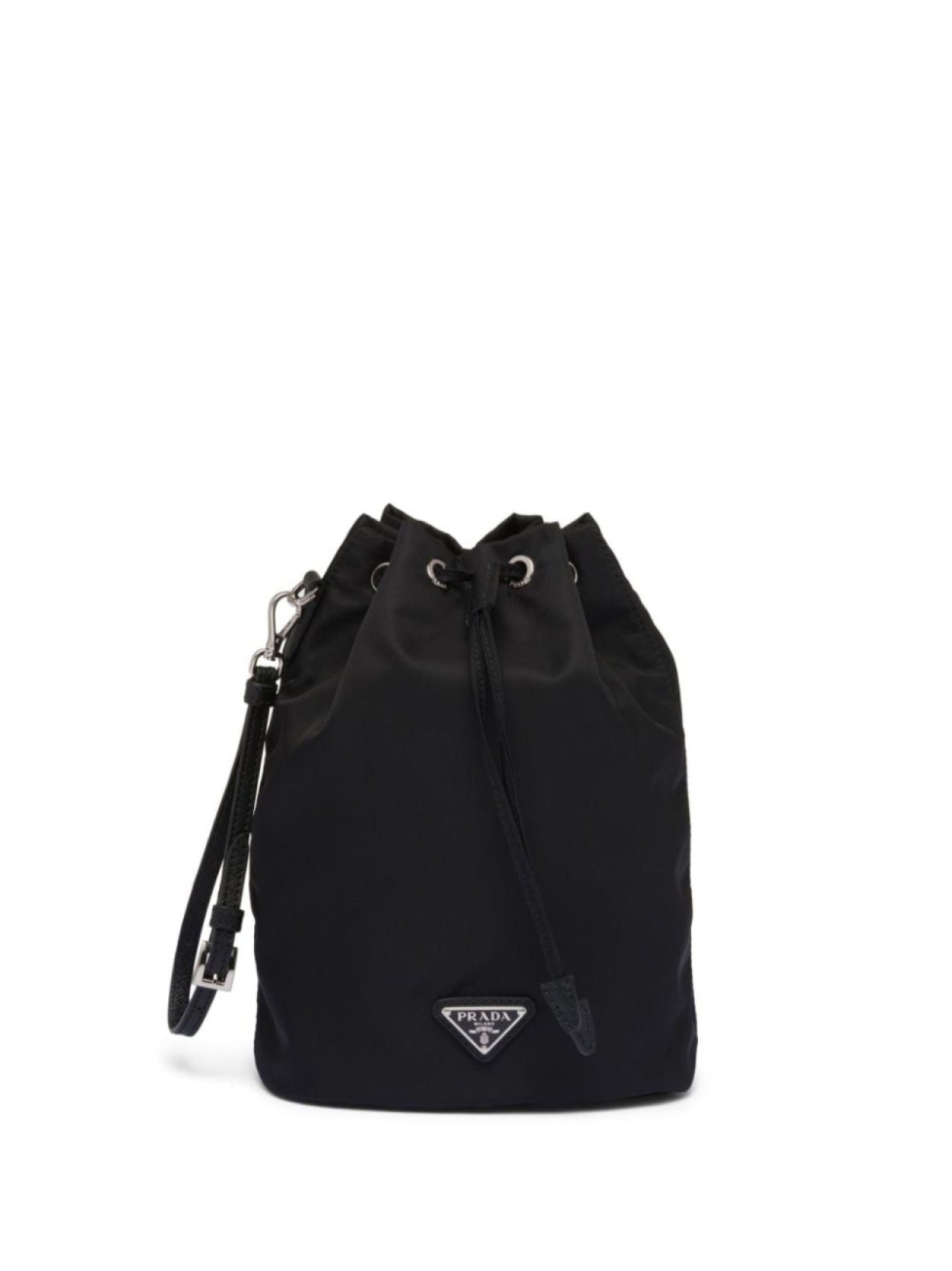 Prada Re-Nylon Drawstring Bag Black