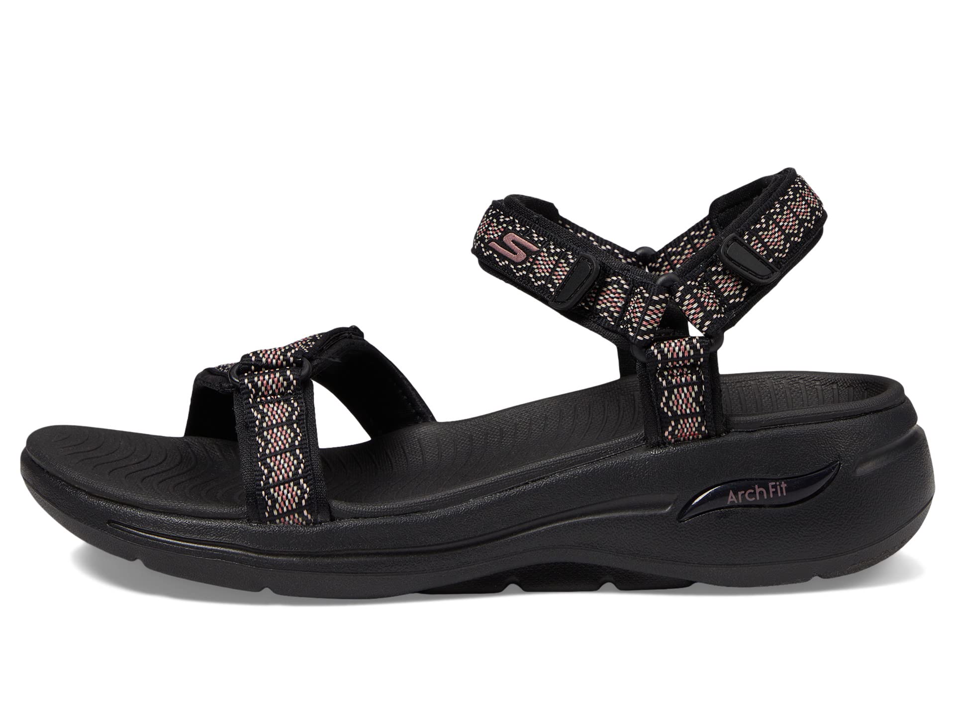 SKECHERS Performance Go Walk Arch Fit Sandals - Affinity, black