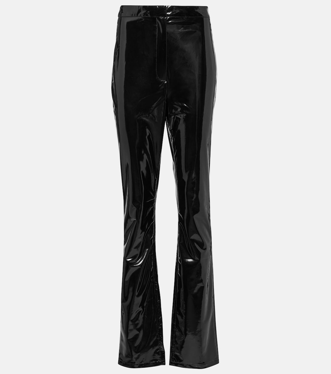 بنطال Rotate Birger Christensen Vinyl High Waist Skinny، أسود