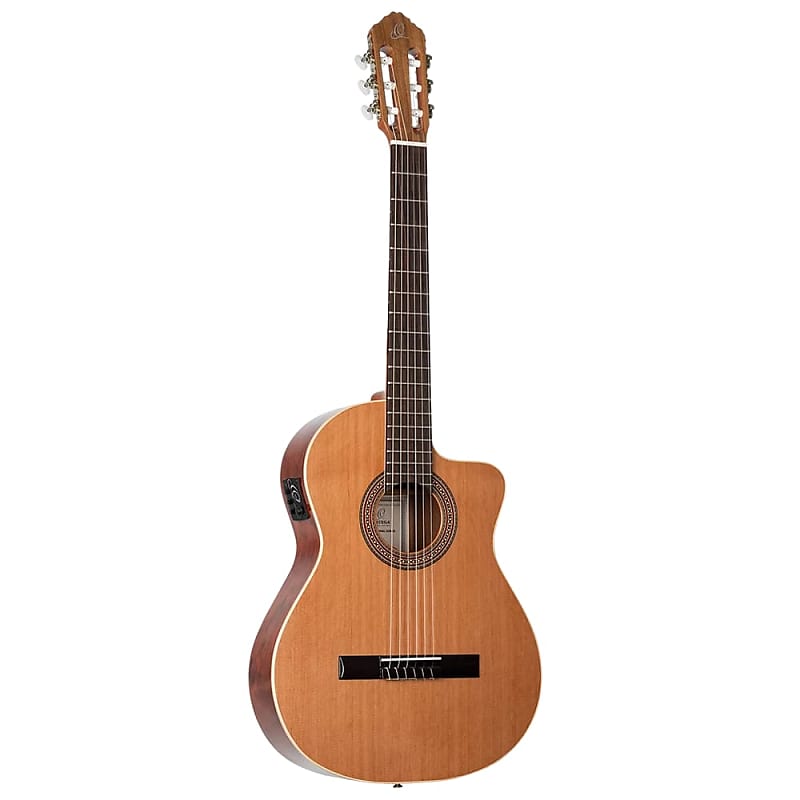 Acoustic guitar Ortega Traditional Series Full Size Guitar Solid Cedar/Bubinga Natural - RCE180G