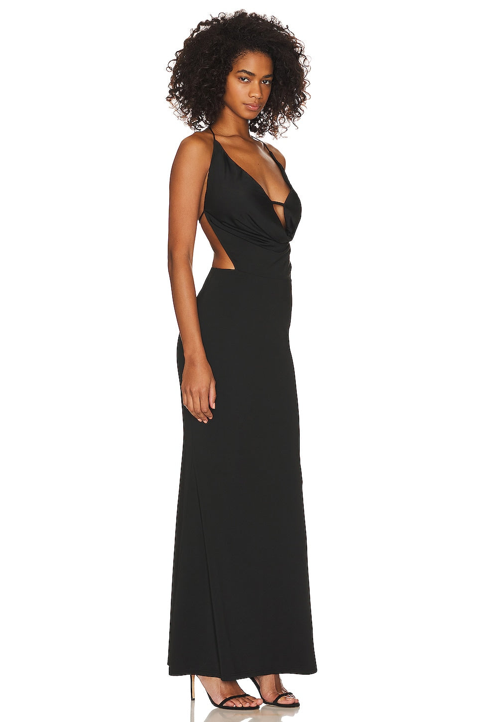 Superdown Tina Gown dress, black