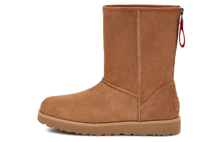 UGG W Classic Short Logo Zip Women's Boots