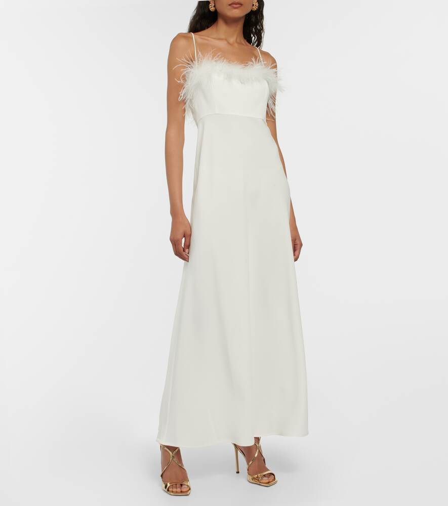 Selene RIXO maxi dress, white